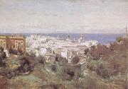 camille corot View of Genoa (mk09) oil painting picture wholesale